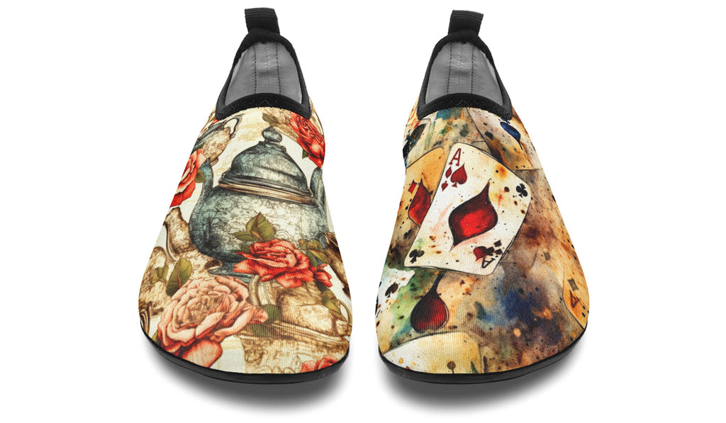 All Mad Here Water Shoes - Offbeat Sweetie