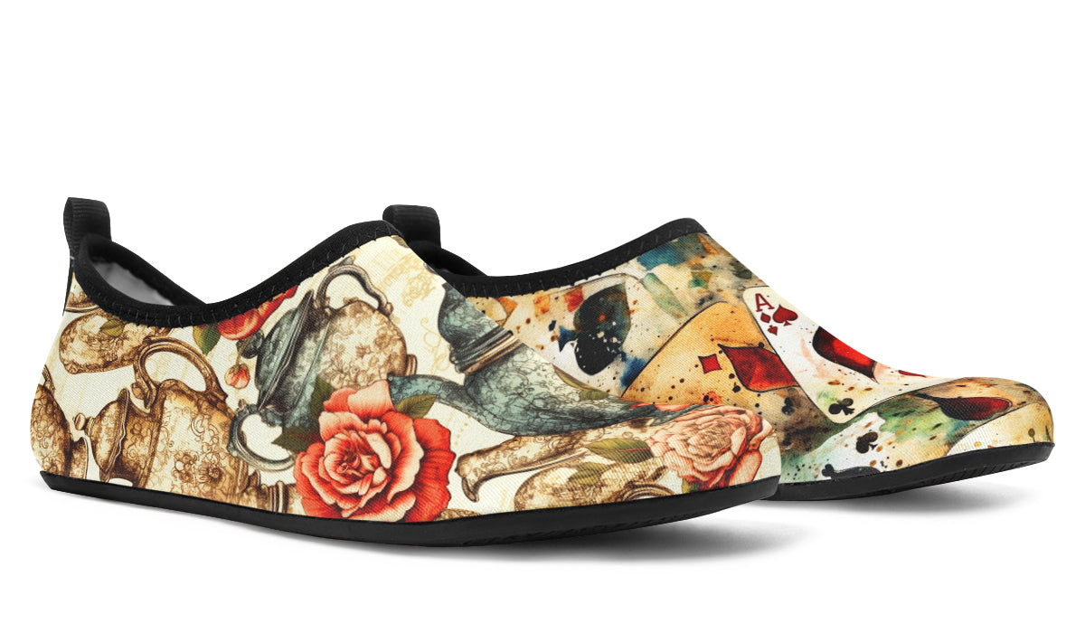 All Mad Here Water Shoes - Offbeat Sweetie