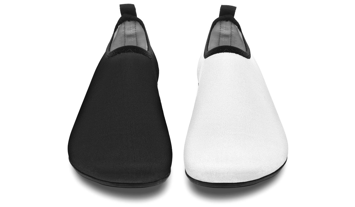 Black and White Mismatch Water Shoes
