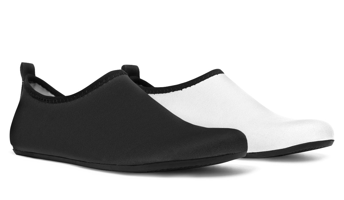 Black and White Mismatch Water Shoes