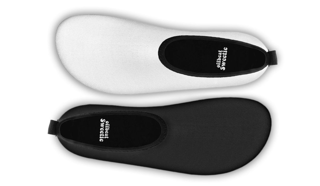 Black and White Mismatch Water Shoes