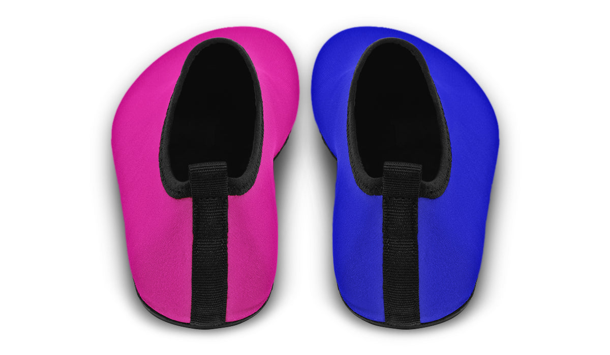 Blue And Pink Mismatch Water Shoes - Offbeat Sweetie