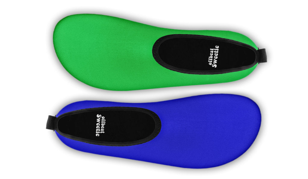 Blue and Green Mismatch Water Shoes