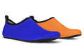 Blue and Orange Mismatch Water Shoes