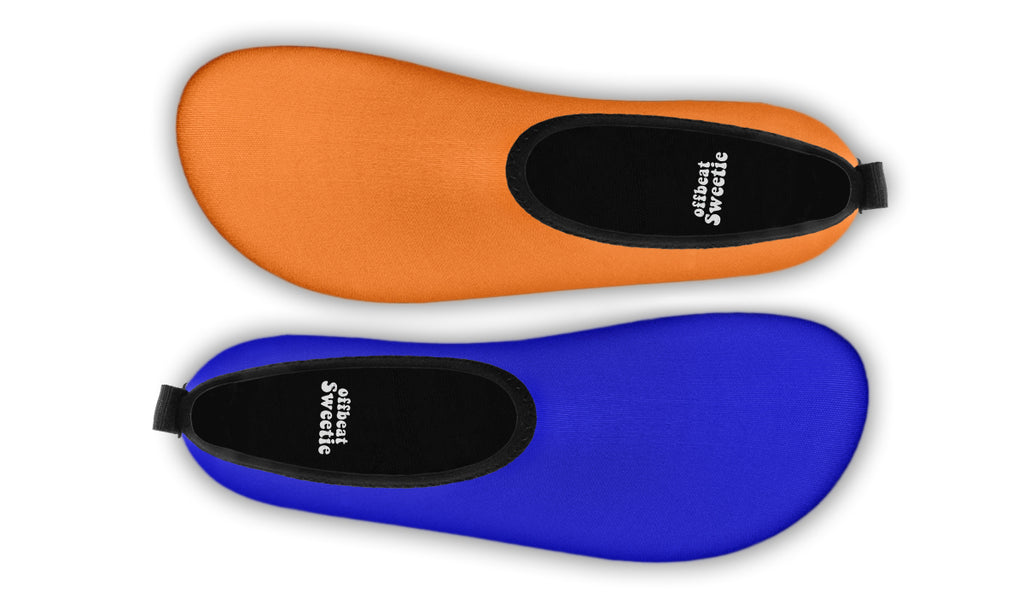 Blue and Orange Mismatch Water Shoes