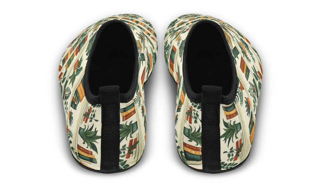 Books And Plants Water Shoes - Offbeat Sweetie