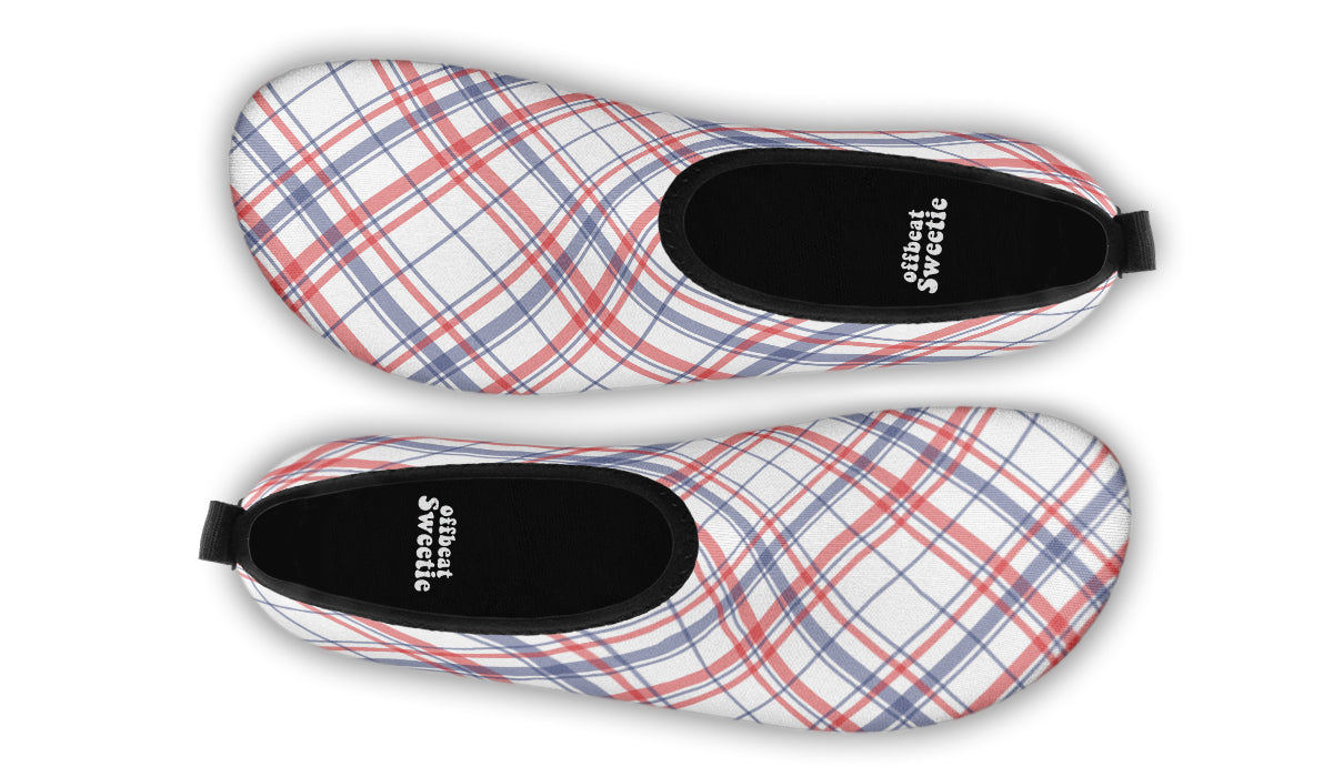 Candy Stripe Plaid Water Shoes