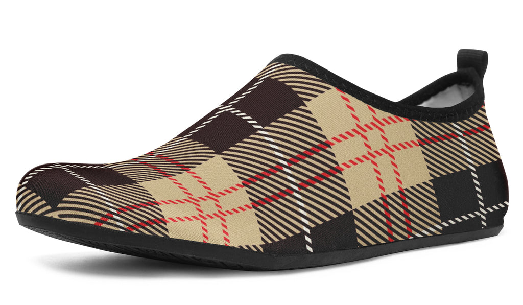 Choco Mocha Plaid Water Shoes