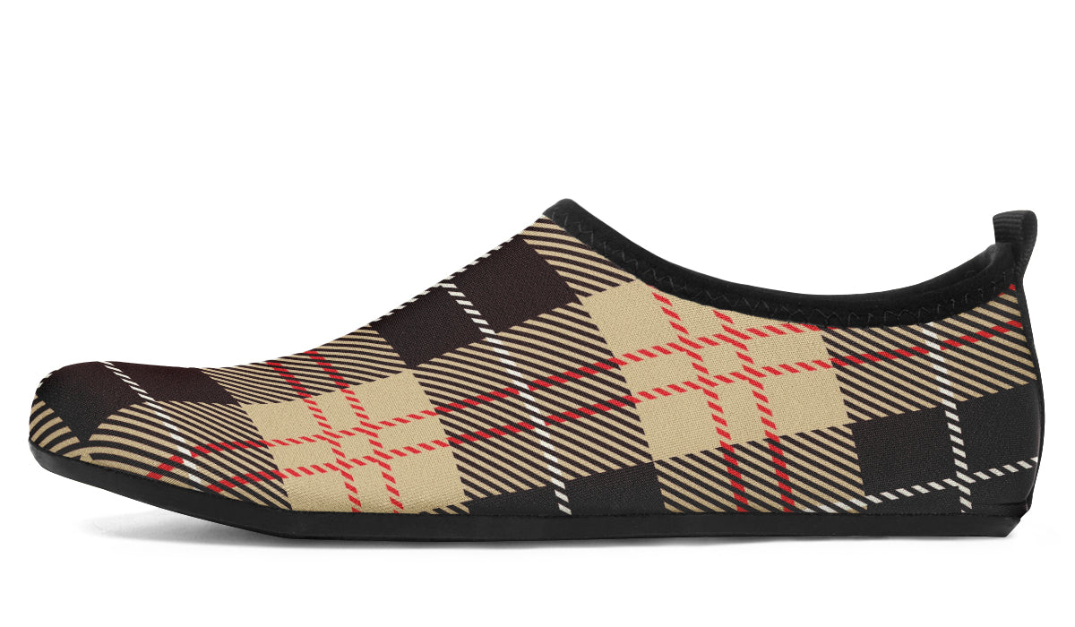 Choco Mocha Plaid Water Shoes