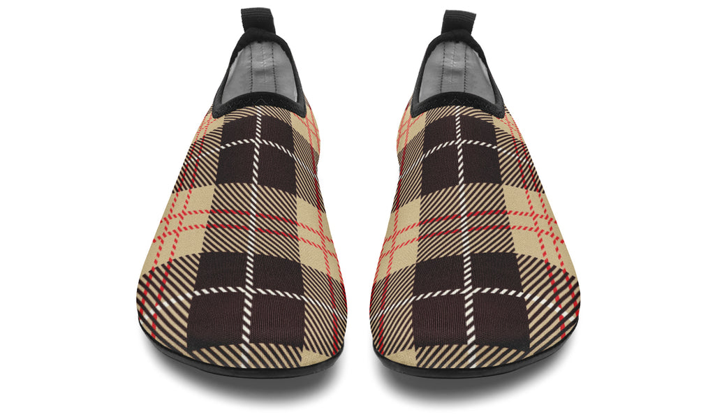 Choco Mocha Plaid Water Shoes