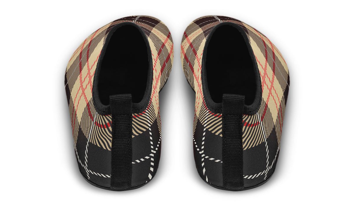 Choco Mocha Plaid Water Shoes