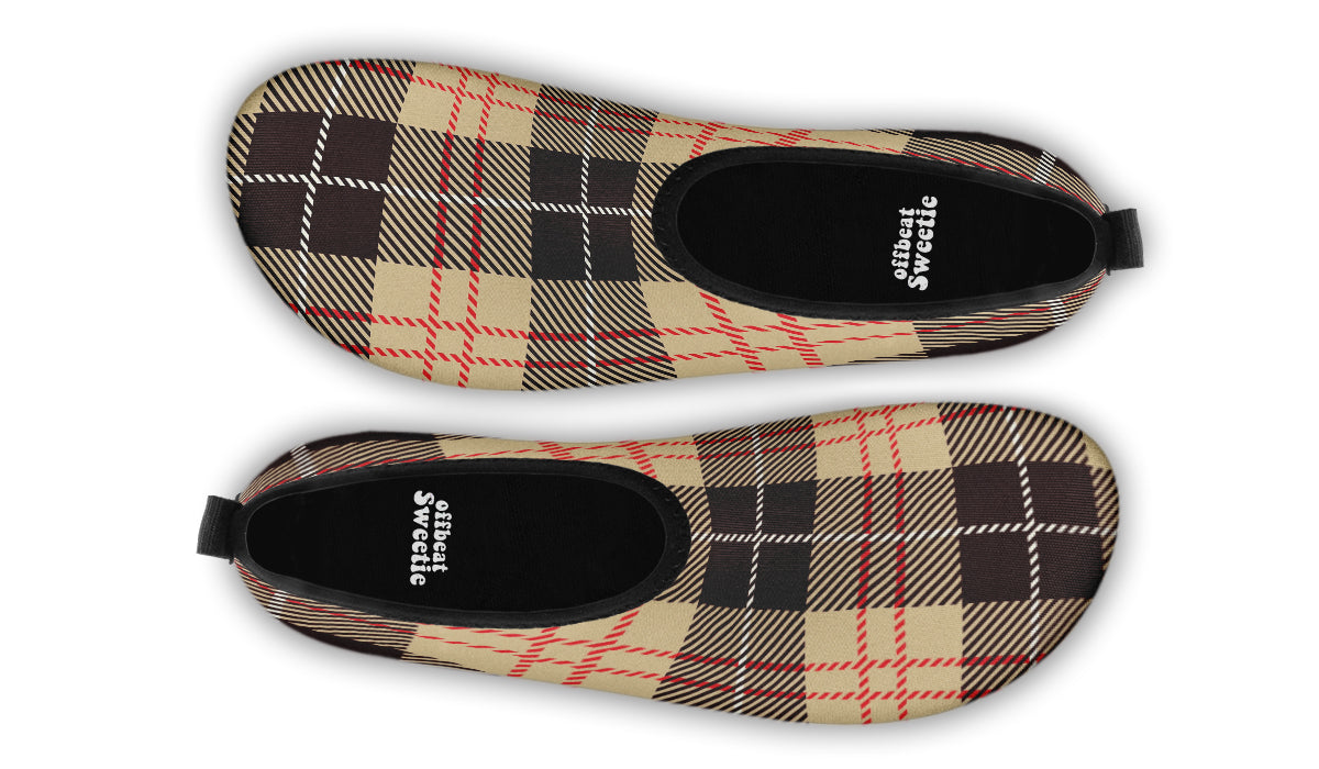 Choco Mocha Plaid Water Shoes