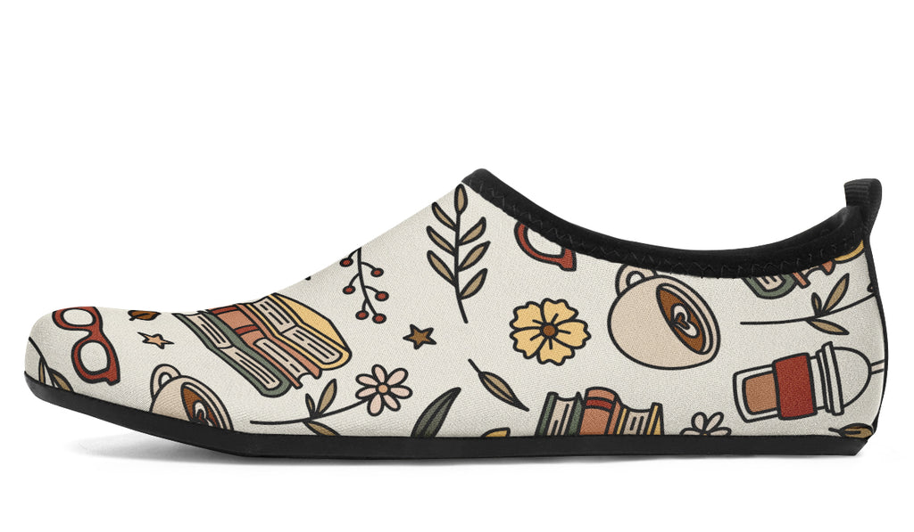 Coffee And Books Water Shoes