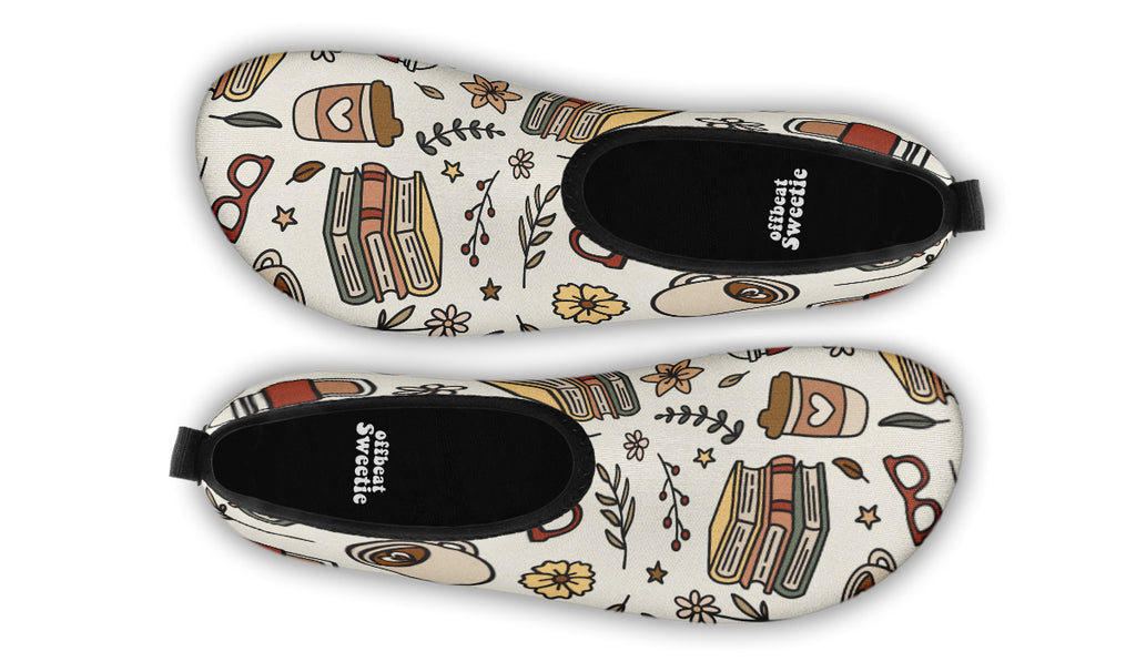 Coffee And Books Water Shoes