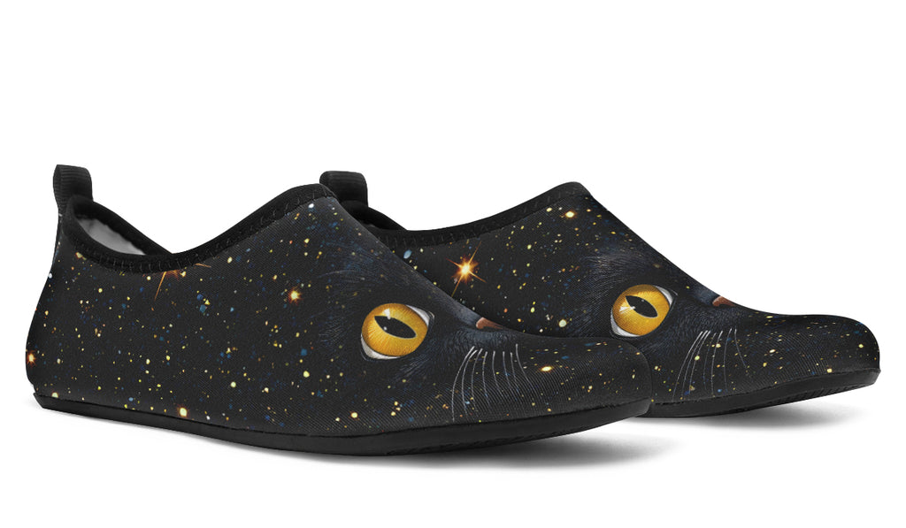 Cosmic Cat Eyes Water Shoes