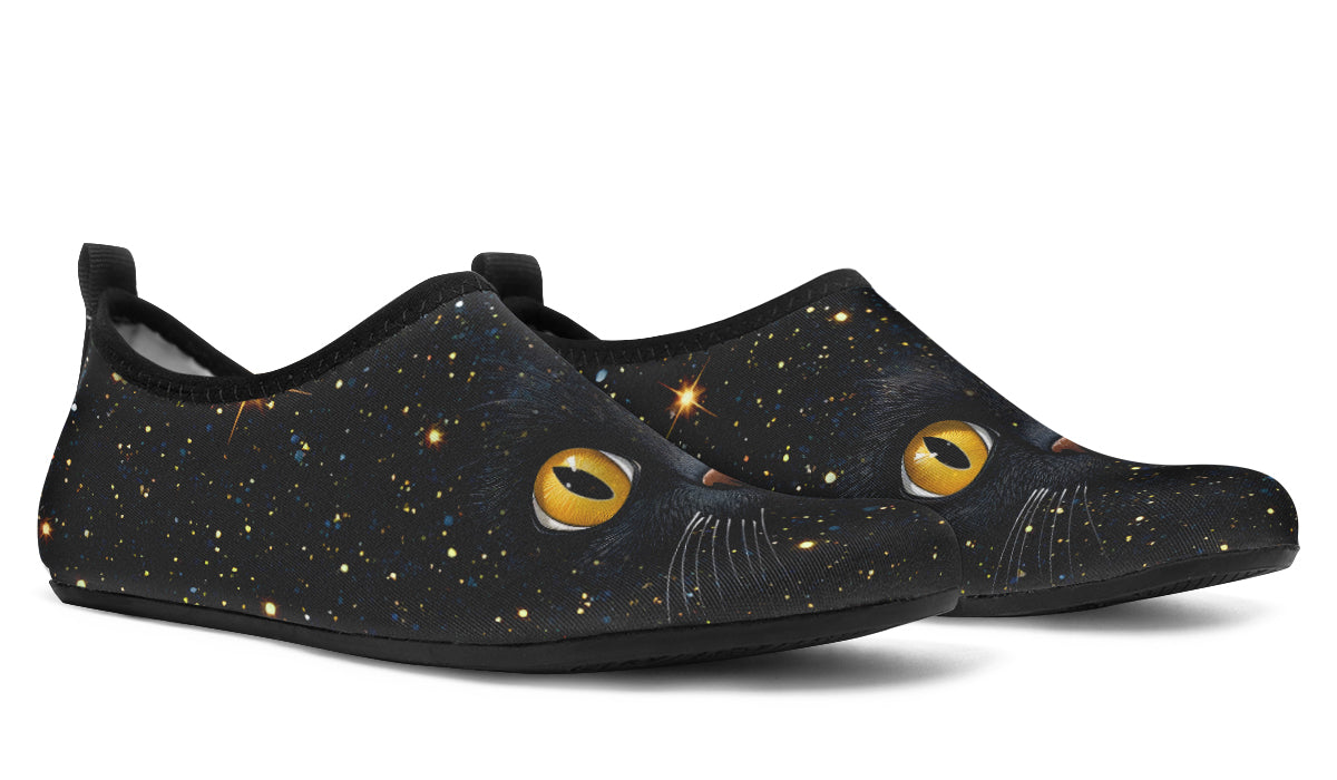 Cosmic Cat Eyes Water Shoes