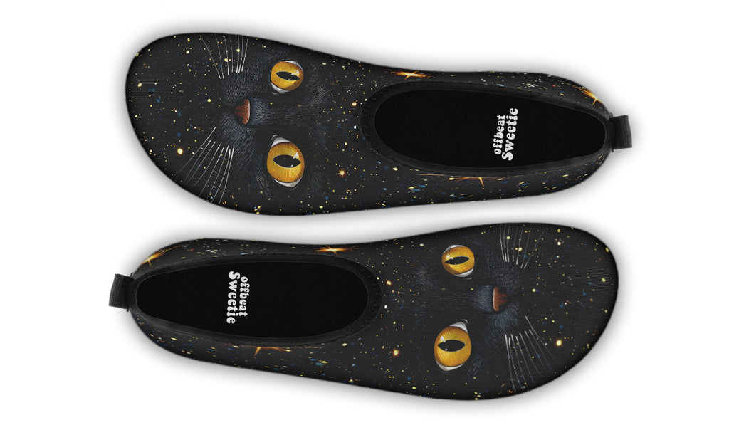 Cosmic Cat Eyes Water Shoes