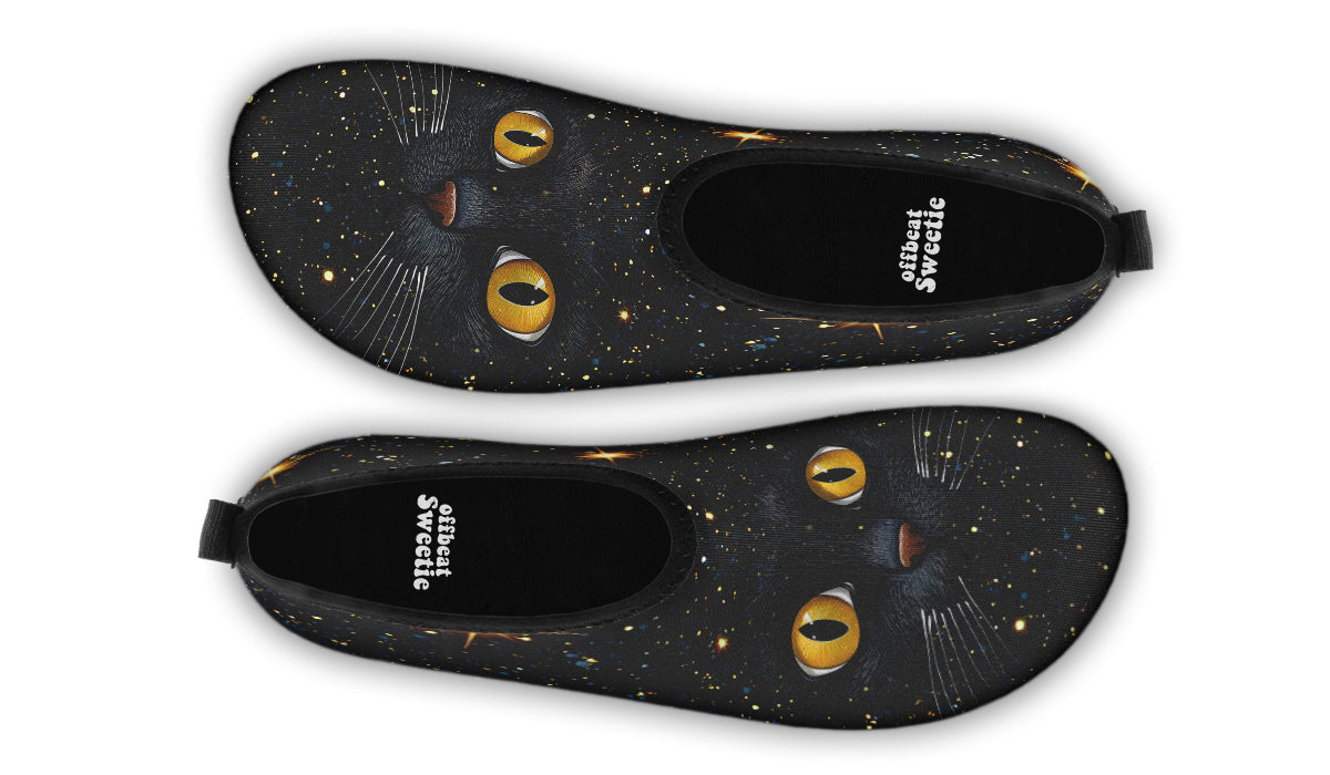 Cosmic Cat Eyes Water Shoes