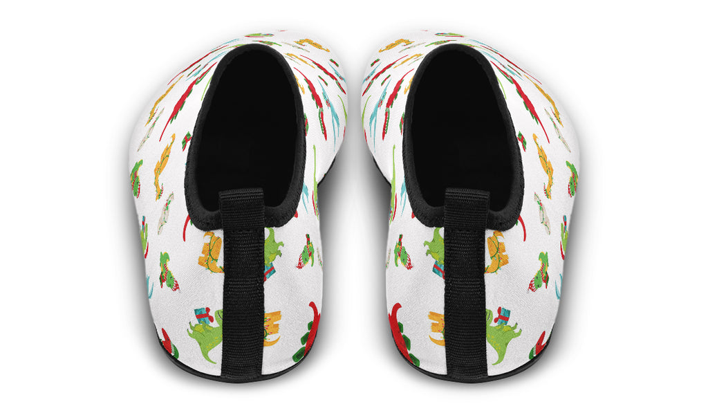 Dino Christmas Water Shoes - Offbeat Sweetie