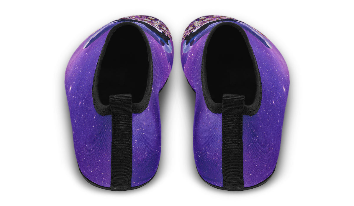 Enchanted Lavender Moon Cat Water Shoes