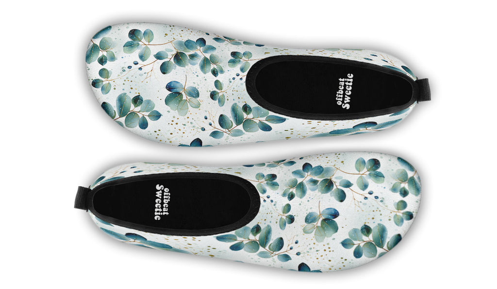 Eucalyptus Leaves Water Shoes - Offbeat Sweetie