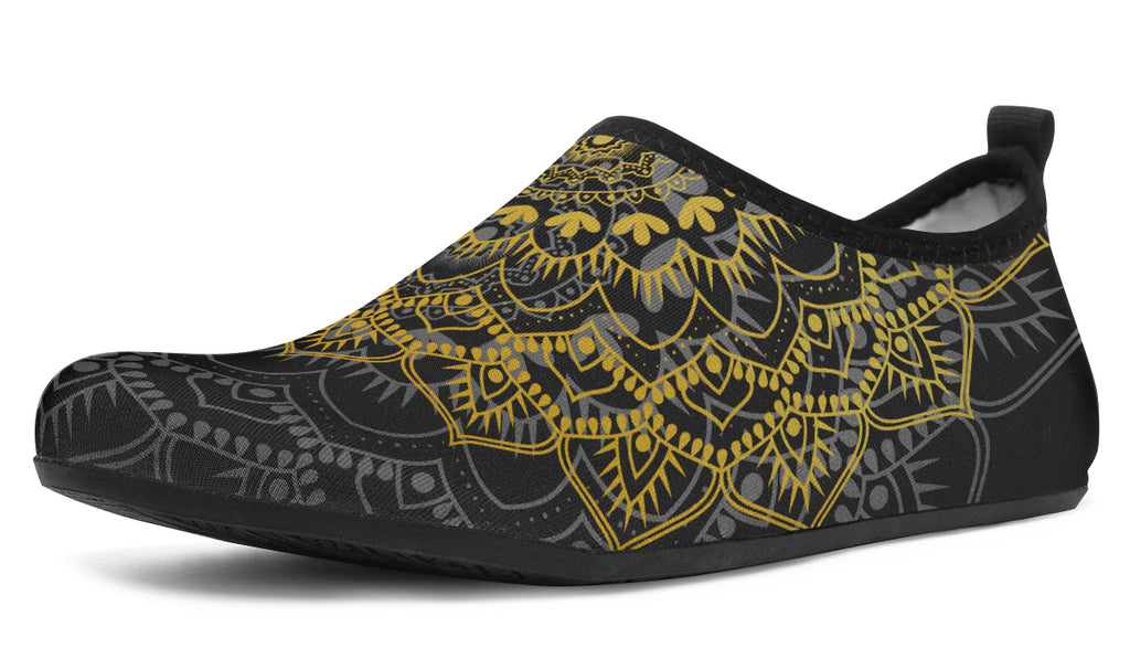 Golden Mandala Water Shoes - Offbeat Sweetie