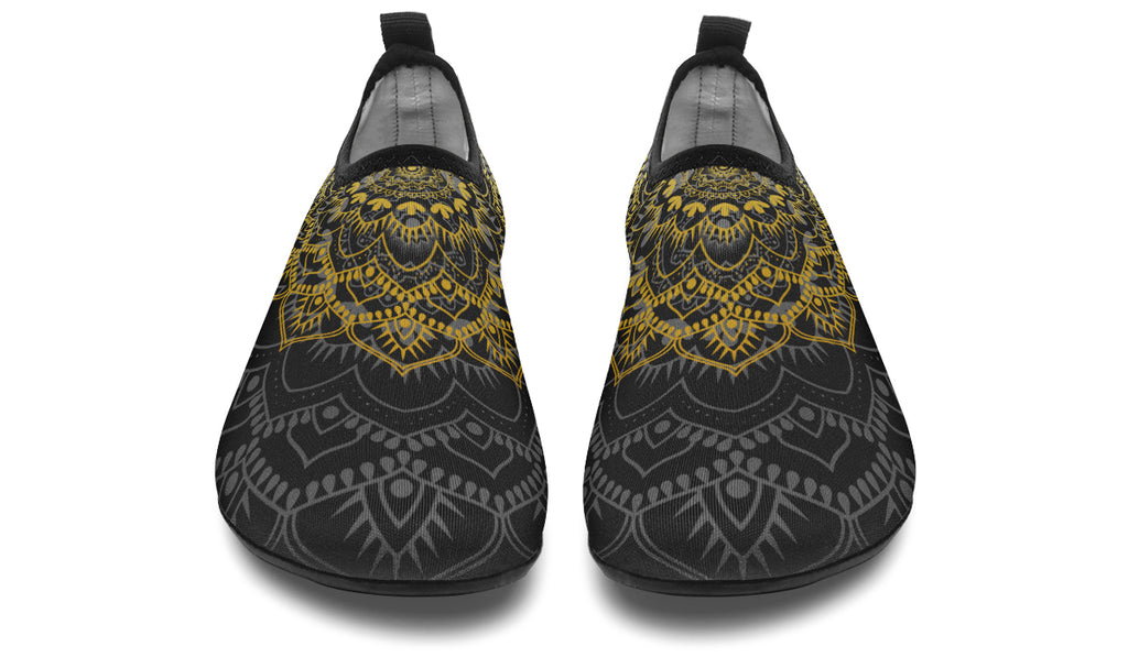 Golden Mandala Water Shoes - Offbeat Sweetie