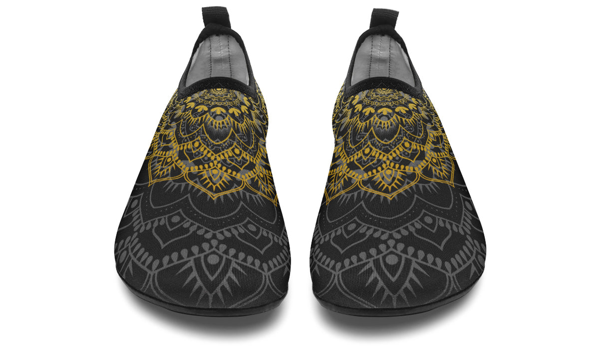 Golden Mandala Water Shoes - Offbeat Sweetie