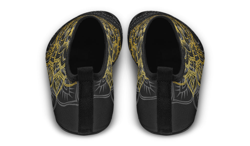 Golden Mandala Water Shoes - Offbeat Sweetie