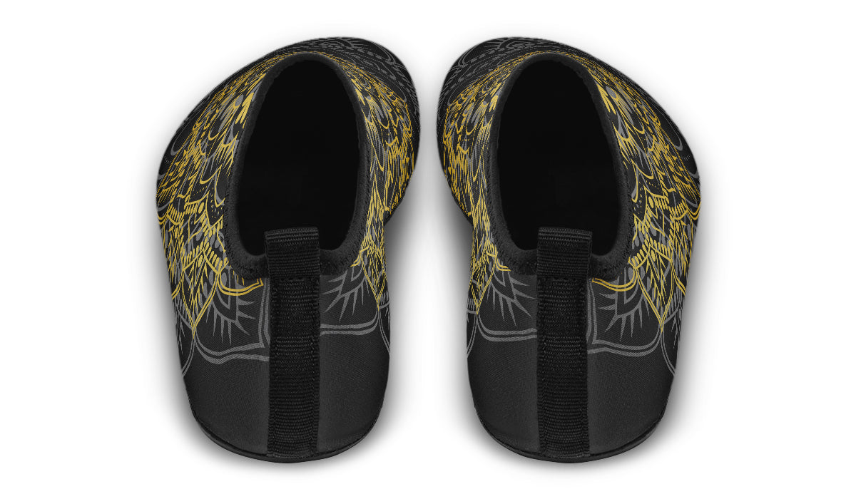 Golden Mandala Water Shoes - Offbeat Sweetie