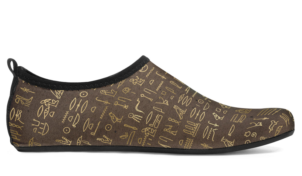 Hieroglyphics Water Shoes - Offbeat Sweetie