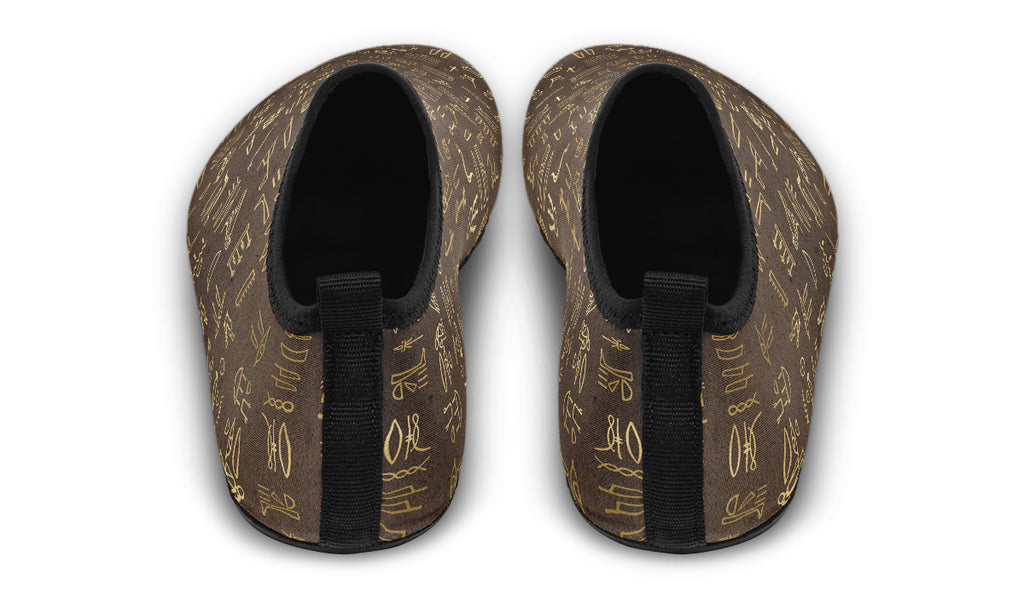 Hieroglyphics Water Shoes - Offbeat Sweetie