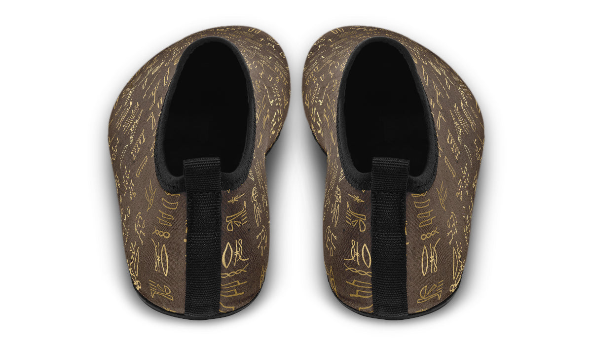 Hieroglyphics Water Shoes - Offbeat Sweetie