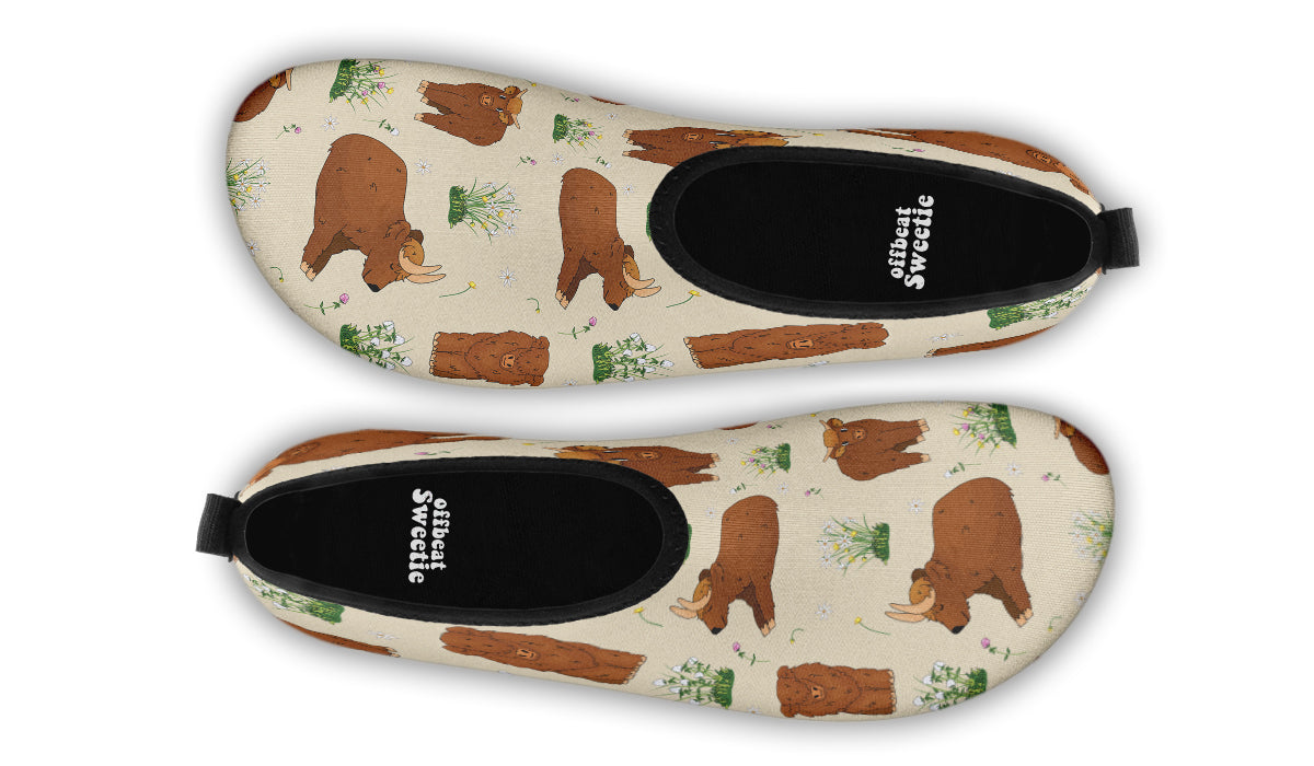 Highland Cows Water Shoes