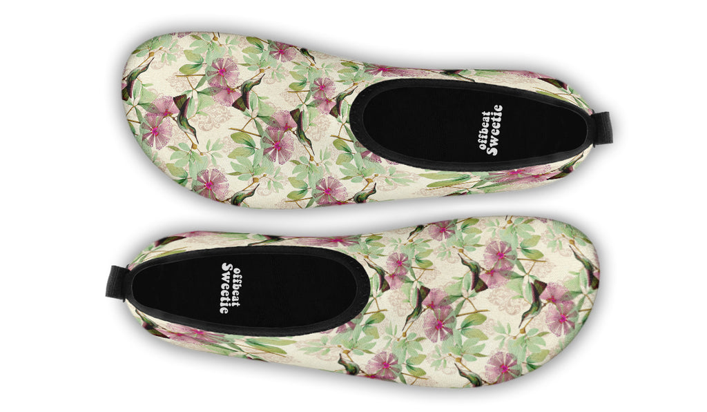 Hummingbirds Water Shoes - Offbeat Sweetie