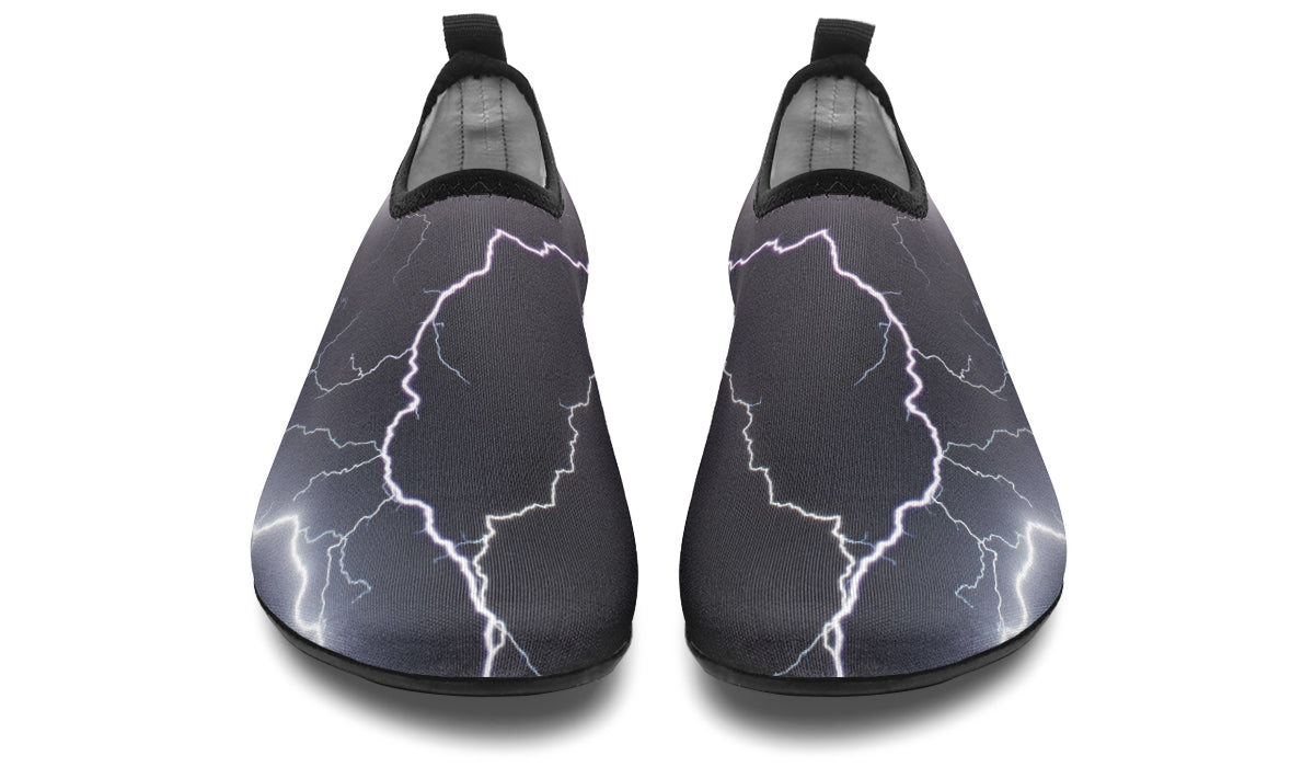 Lightning Crashes Water Shoes - Offbeat Sweetie