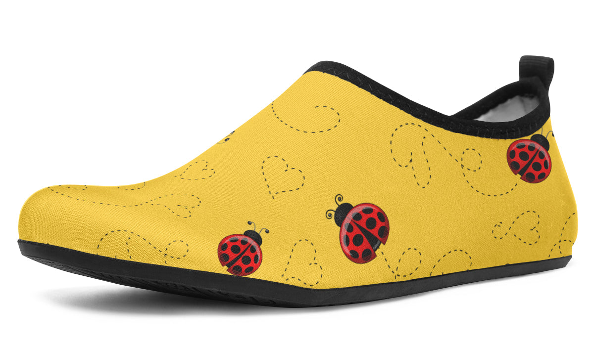 Lovely Ladybugs Water Shoes