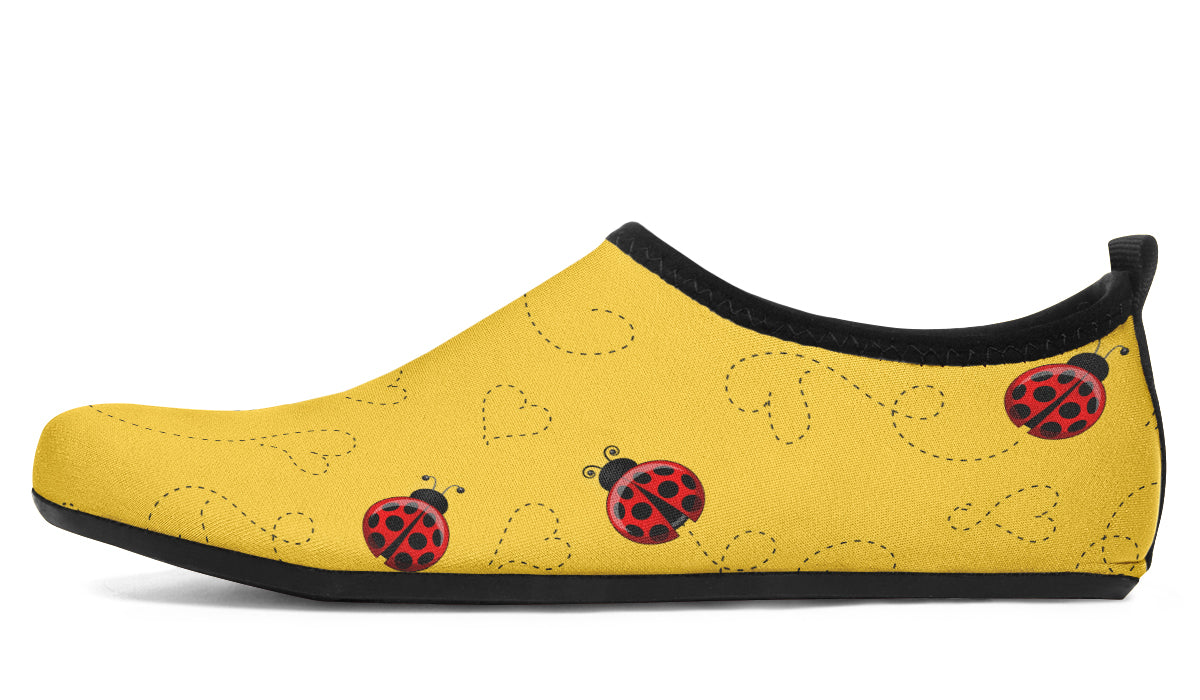 Lovely Ladybugs Water Shoes