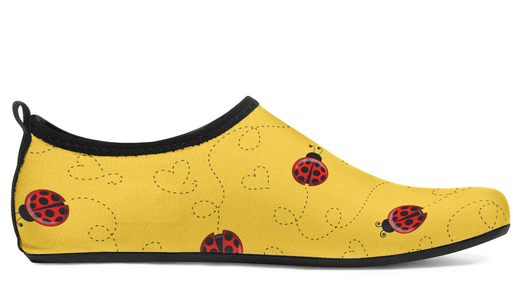Lovely Ladybugs Water Shoes