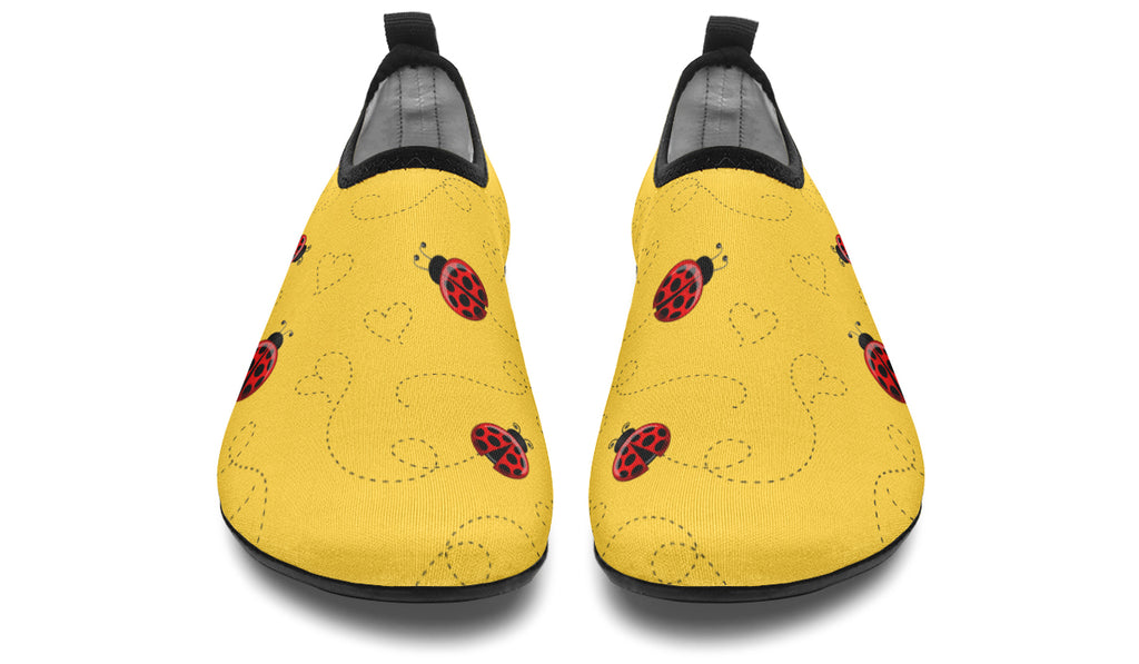 Lovely Ladybugs Water Shoes
