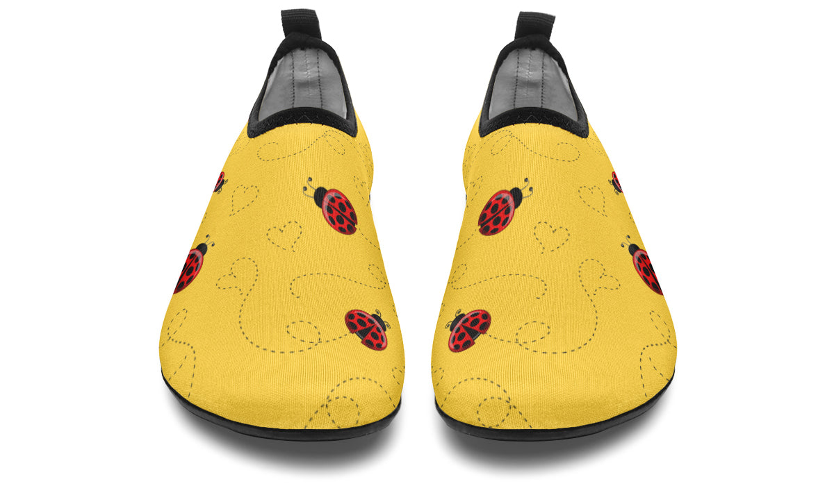 Lovely Ladybugs Water Shoes