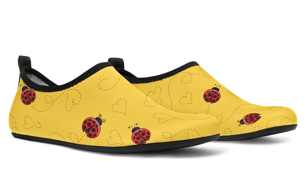 Lovely Ladybugs Water Shoes