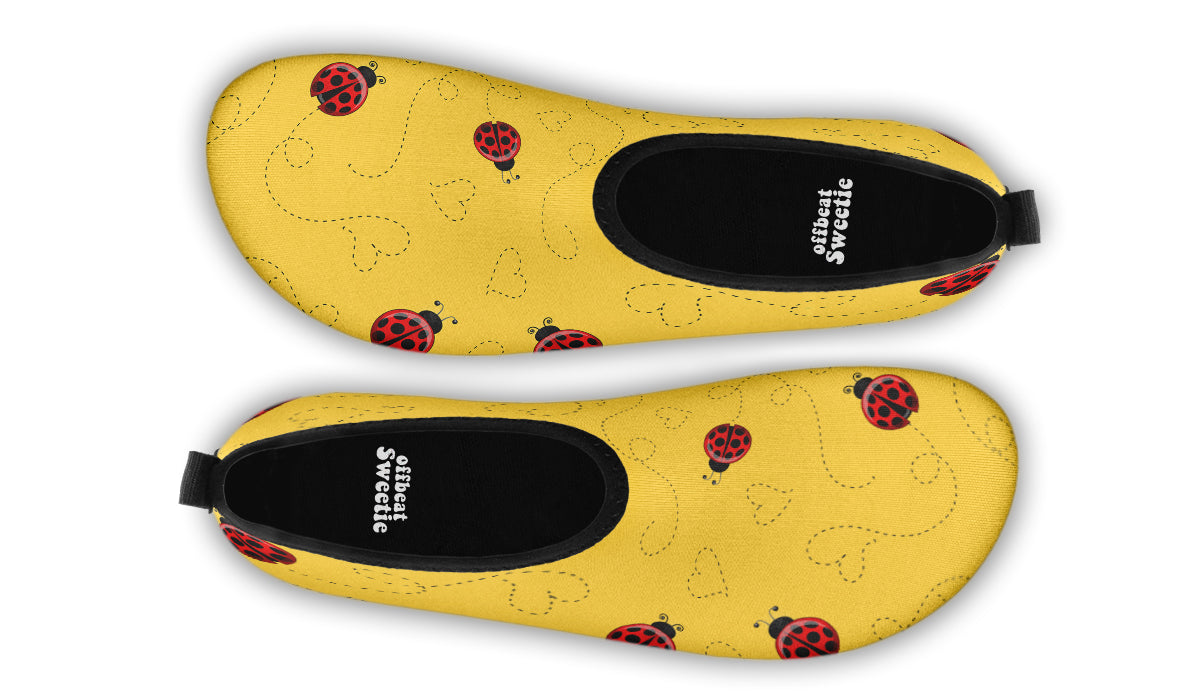 Lovely Ladybugs Water Shoes