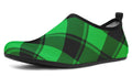 Lucky Green Plaid Water Shoes