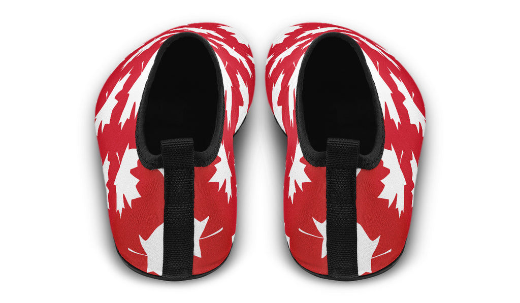 Maple Leaves Red Water Shoes - Offbeat Sweetie