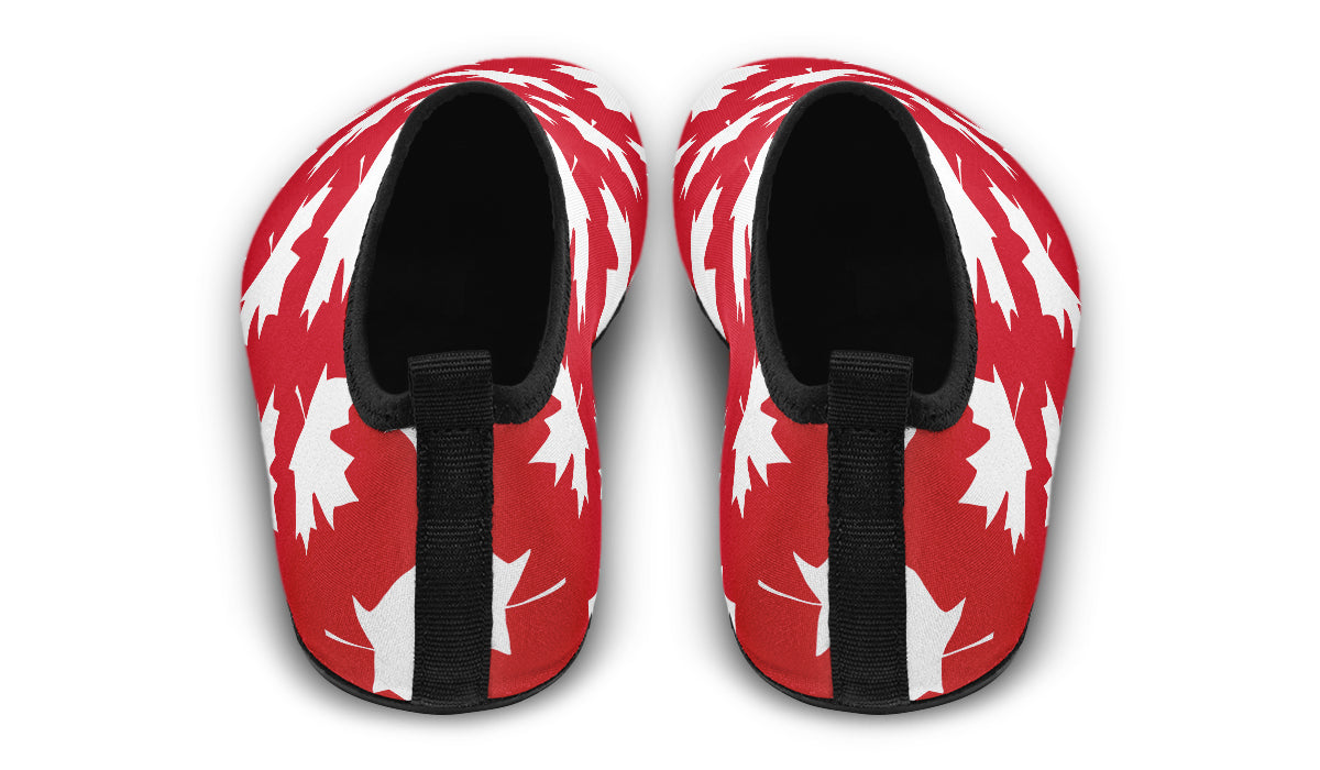Maple Leaves Red Water Shoes - Offbeat Sweetie