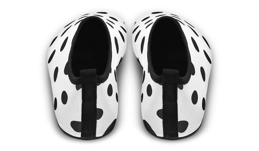 Marshmallow White Polka Dot Water Shoes