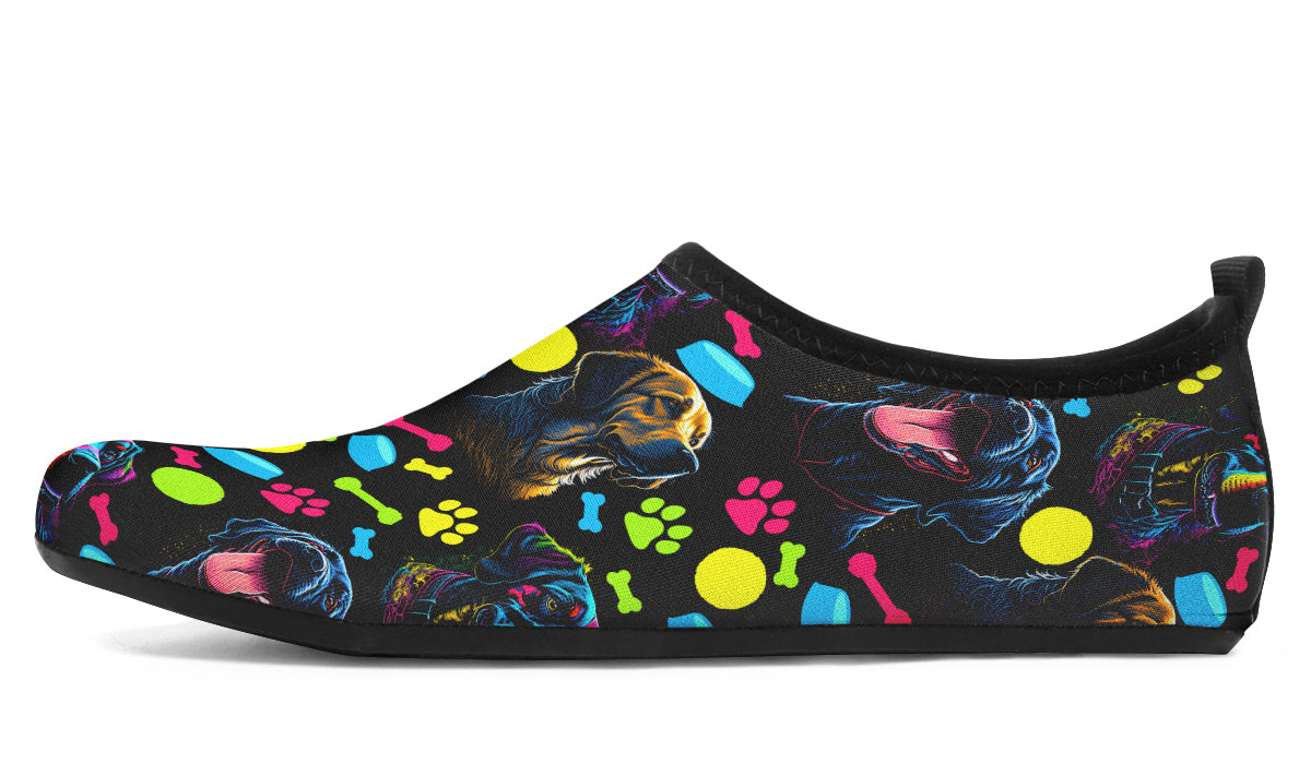 Neon Dogs Water Shoes - Offbeat Sweetie