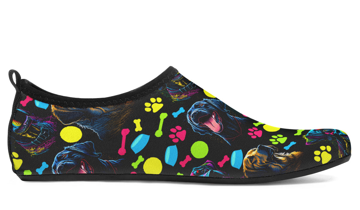 Neon Dogs Water Shoes - Offbeat Sweetie