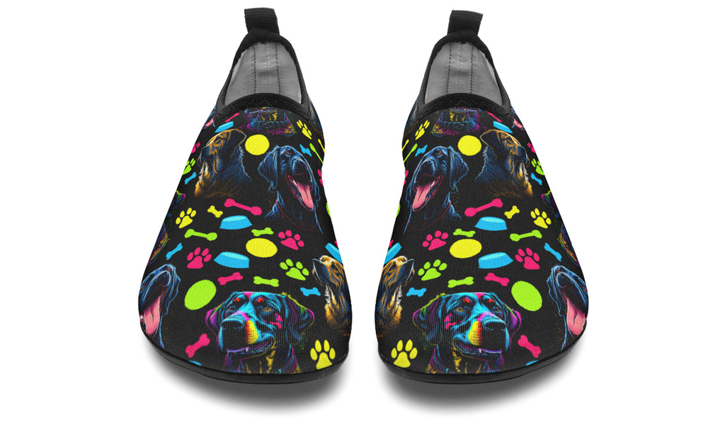 Neon Dogs Water Shoes - Offbeat Sweetie